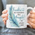 Blue feather, Feather are reminders that angles are always near - Heaven White mug