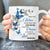 Blue butterfly, Animal pattern, Signs from heaven show up to remind you love never dies - Heaven White Mug