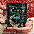Golden moon, Crystal butterfly, Night sky, You are never gone from my heart - Heaven Black Mug 