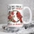 Rose flowers, Northern cardinal painting, A big piece of my heart - Heaven White Mug