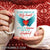 Blue angel wings, Red heart, A big piece of my heart lives in heaven, He is my husband - Heaven White Mug
