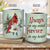 Beautiful lily flower, Watercolor cardinal, Always on my mind, Forever in my heart - Heaven AOP Mug