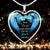 Angel wings, Blue roses, Your wings were ready but my heart was not - Heaven Heart Necklace