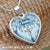 Angel wings, I will carry you with me ill I see you again - Heaven Heart Necklace