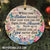 Heaven - When you believe, Signs from heaven show up to remind you love never dies - Ceramic Ornament