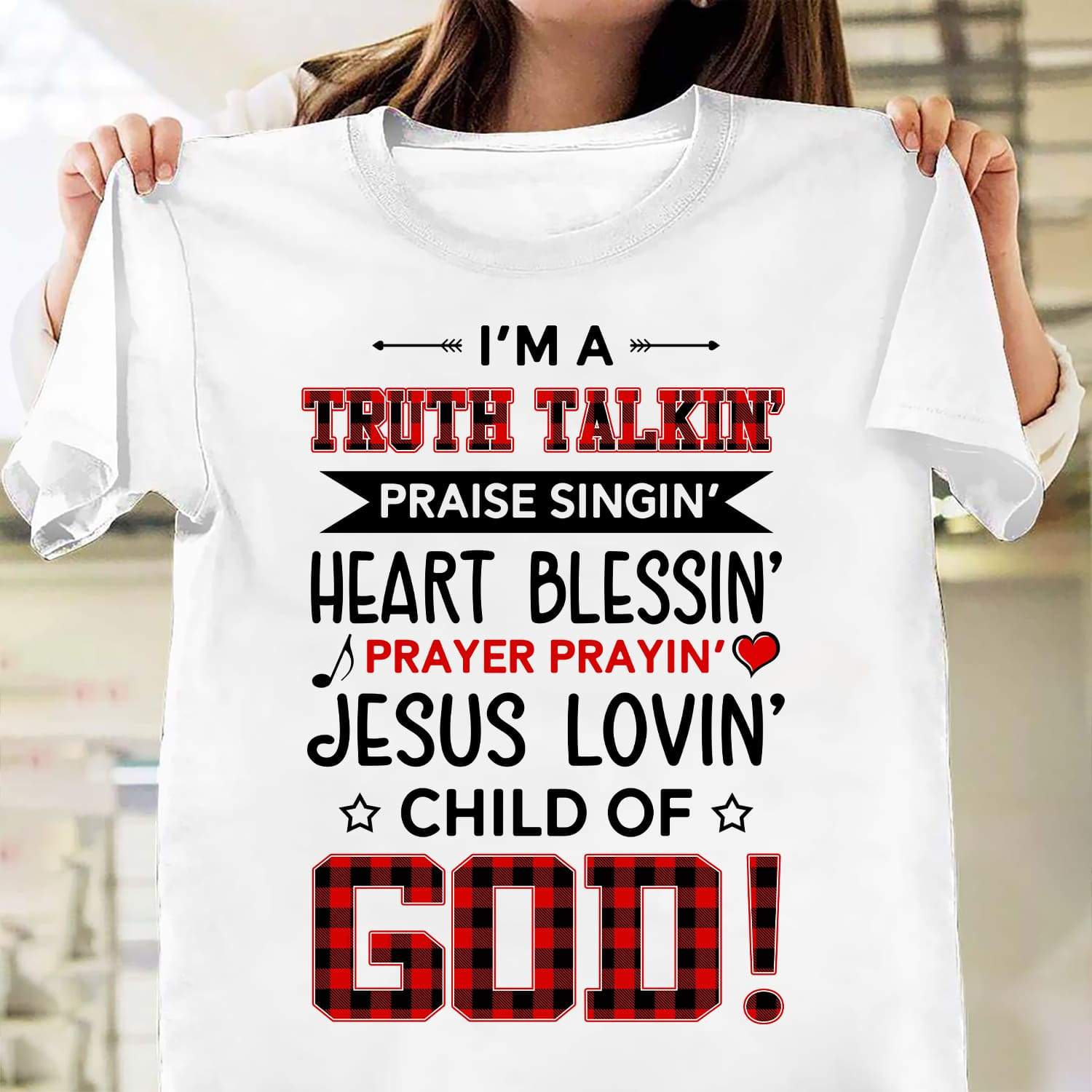 I'm a child of God - Jesus White Apparel