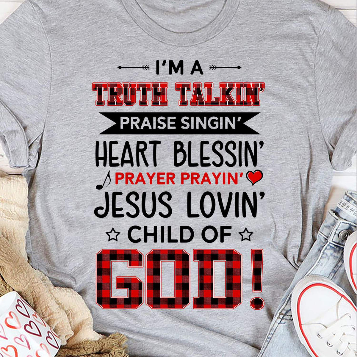 I'm a child of God - Jesus White Apparel