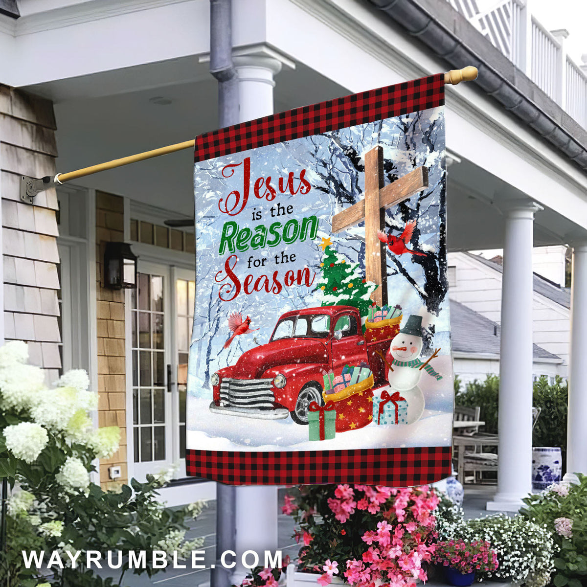 Jesus is the reason for the season 2 - Jesus, Christmas Flag