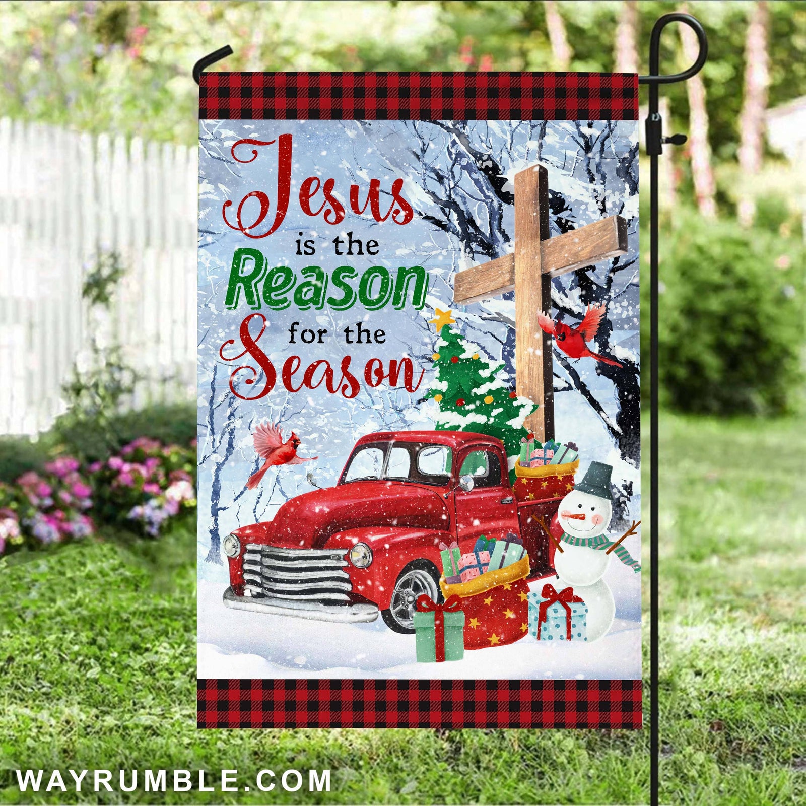 Jesus is the reason for the season 2 - Jesus, Christmas Flag