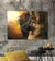 God and German Shepherd - Jesus, Dog Landscape Canvas Prints, Wall Art