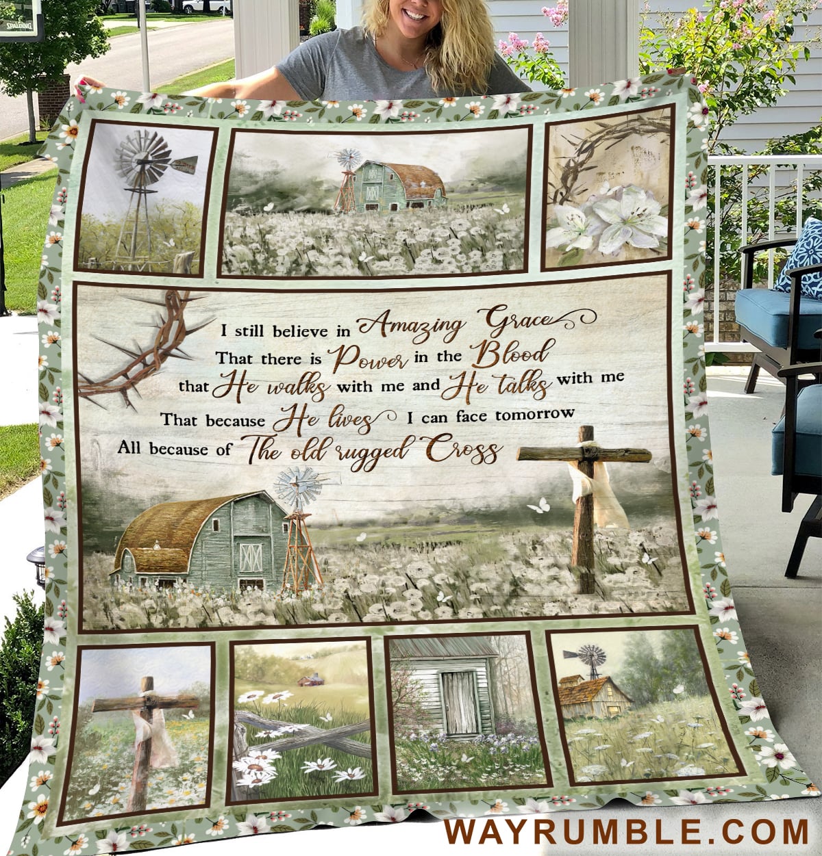 Jesus - Amazing farm - I still believe in amazing grace - Blanket