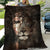Jesus painting, The lion of Judah, The perfect combination - Jesus Blanket