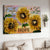 Watercolor sunflower, Colorful sunset, Monarch butterfly, Faith, Love, Hope - Jesus Landscape Canvas Prints, Home Decor Wall Art