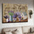 Pretty lavender, Purple flower, Colorful hummingbird, Just have faith - Jesus Landscape Canvas Prints, Home Decor Wall Art