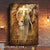 Stunning elephant, Brown lion, Cross symbol, Be brave, Be kind - Jesus Portrait Canvas Prints, Christian Wall Art
