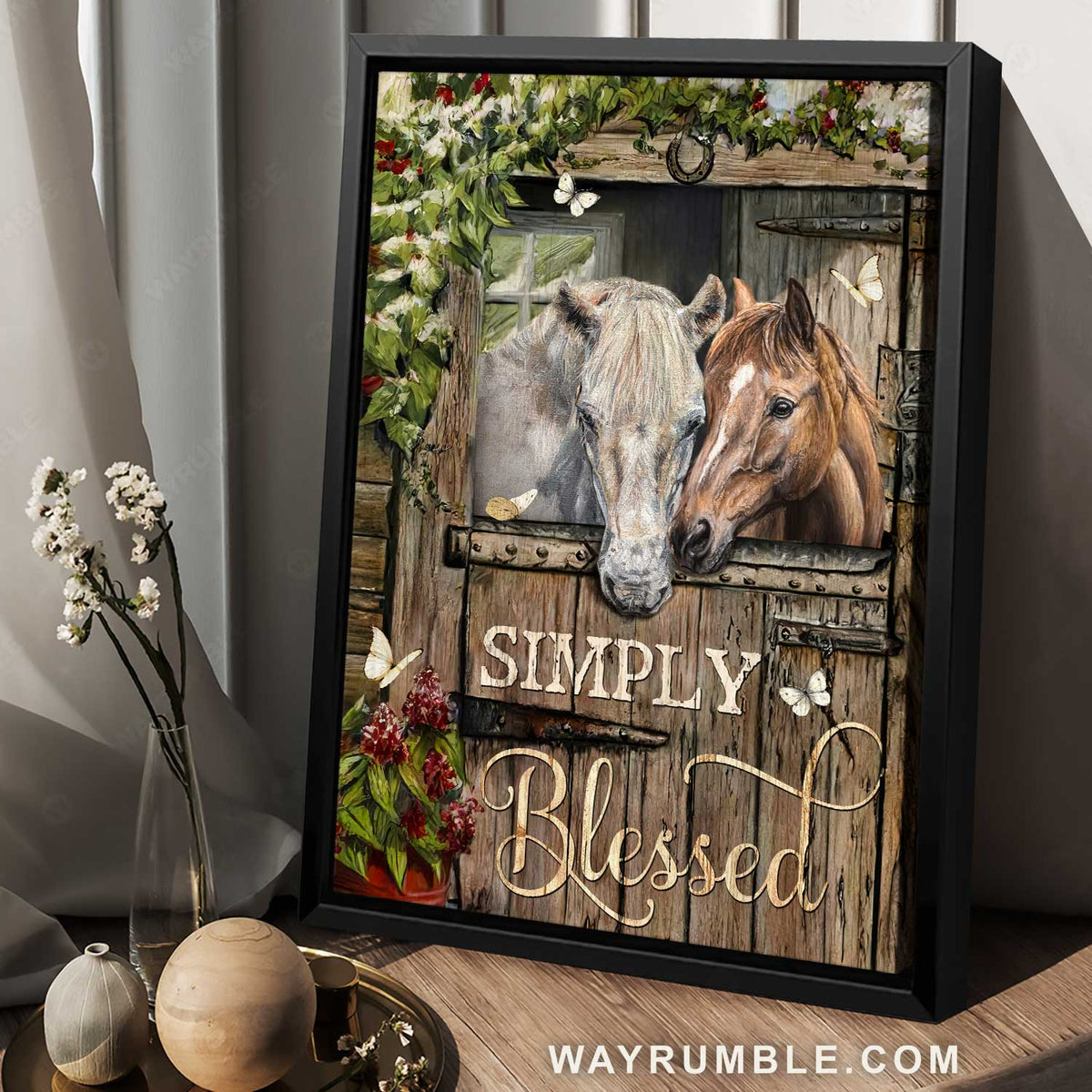 Quarter horses, Flower garden, Horse drawing, Simply blessed - Jesus Portrait Canvas Prints, Home Decor Wall Art