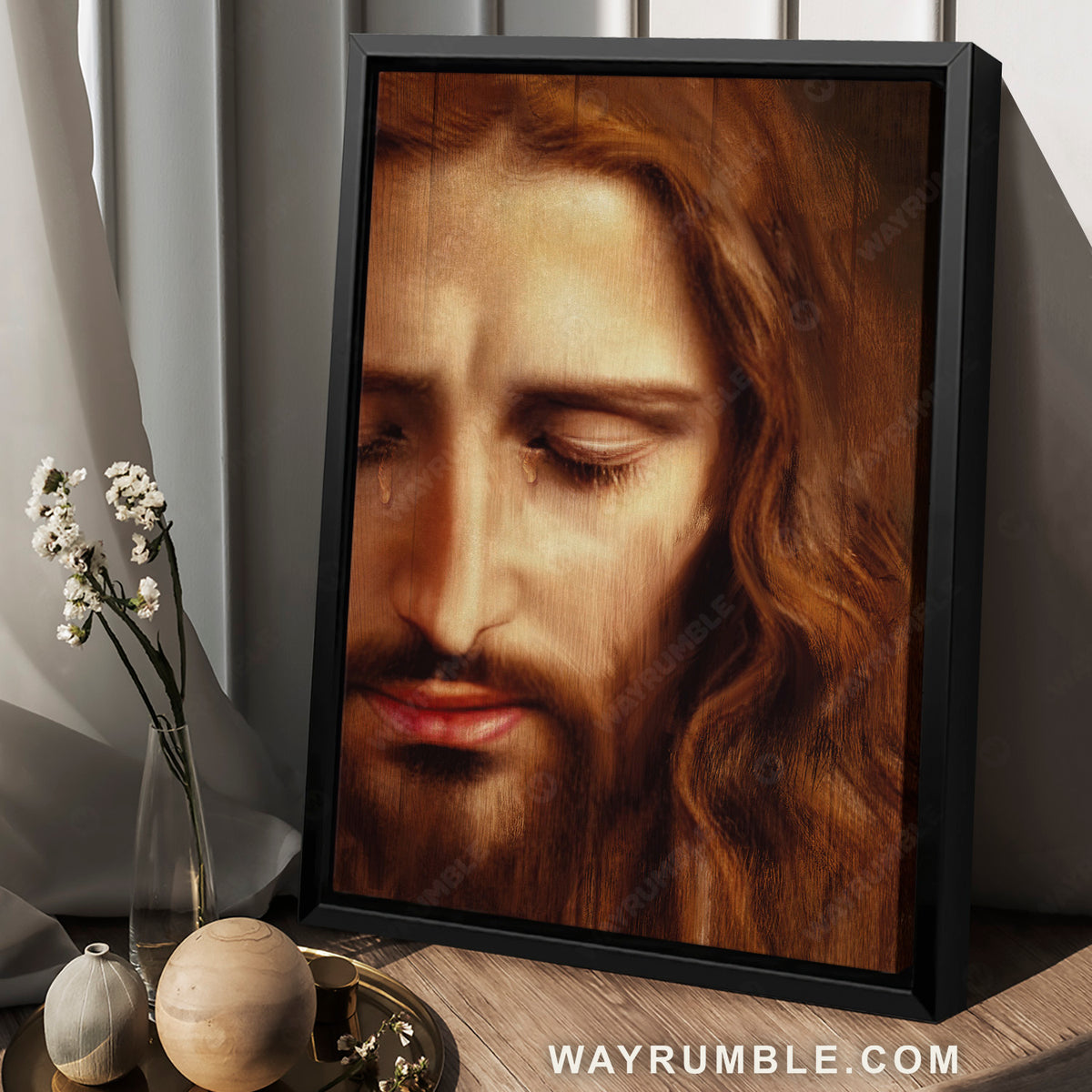 Cry out to Jesus, Beautiful Jesus painting, Amazing artwork - Jesus Portrait Canvas Prints, Home Decor Wall Art