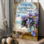 Beautiful purple hydrangea, Lovely butterfly, Every day is a new beginning - Jesus Portrait Canvas Prints, Home Decor Wall Art