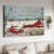 Lovely countryside, Winter drawing, Cardinal, I still believe in amazing grace - Jesus Landscape Canvas Prints, Home Decor Wall Art