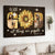 Pray for healing, Sunflower drawing, With God all things all possible - Jesus Landscape Canvas Prints, Christian Wall Art