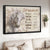 Dream horse, White flower garden, God says you are unique - Jesus Landscape Canvas Prints, Christian Wall Art