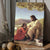 Walking with Jesus, Pray for healing, Lamb farm, Meadow land - Jesus Portrait Canvas Prints, Christian Wall Art