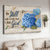 Stunning hydrangeas, Pretty hummingbird, Be still and know that I am God - Jesus Landscape Canvas Prints, Home Decor Wall Art