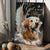 Little Golden Retriever, Pretty wings, Give it to God and go to sleep - Jesus Portrait Canvas Prints, Home Decor Wall Art
