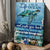 Beautiful sea turtle, Deep ocean, Infinite halo, Life is like the ocean - Jesus Portrait Canvas Prints, Christian Wall Art