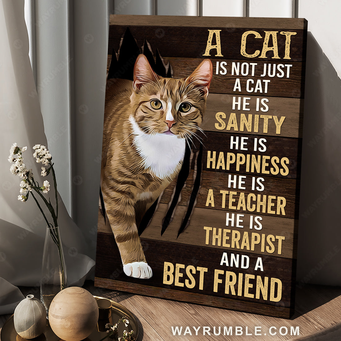 Watercolor cat, Cat drawing, A cat is not just a cat - Jesus Portrait Canvas Prints, Christian Wall Art