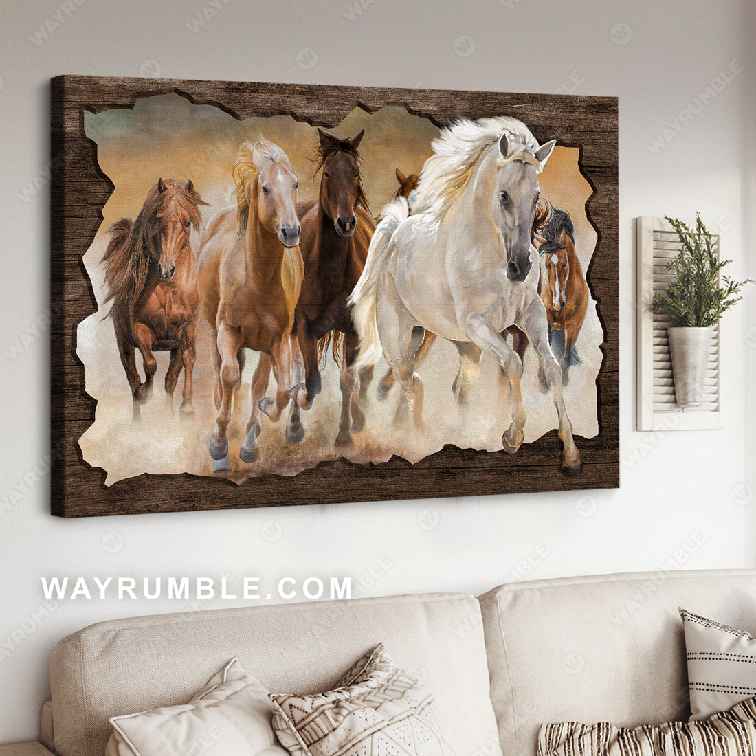 Quarter horses, Unique frame, Dark cloud, Horse painting - Jesus Landscape Canvas Prints, Christian Wall Art