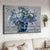 Blue flower, Unique butterfly, Let your faith be bigger than your fear - Jesus Landscape Canvas Prints, Christian Wall Art