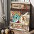 Wooden birdhouse, Cardinal couple, Baby flower, Simply blessed - Jesus Portrait Canvas Prints, Home Decor Wall Art