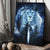 Blue night, Woman warrior, Lion of Judah, Stunning wings - Jesus Portrait Canvas Prints, Home Decor Wall Art