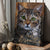 Cute cat painting, Green eyes, Cat lover, Just breathe - Jesus Portrait Canvas Prints, Christian Wall Art