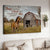 Running horse, Green meadow, Windmill painting, I can do all things - Jesus Landscape Canvas Prints, Christian Wall Art