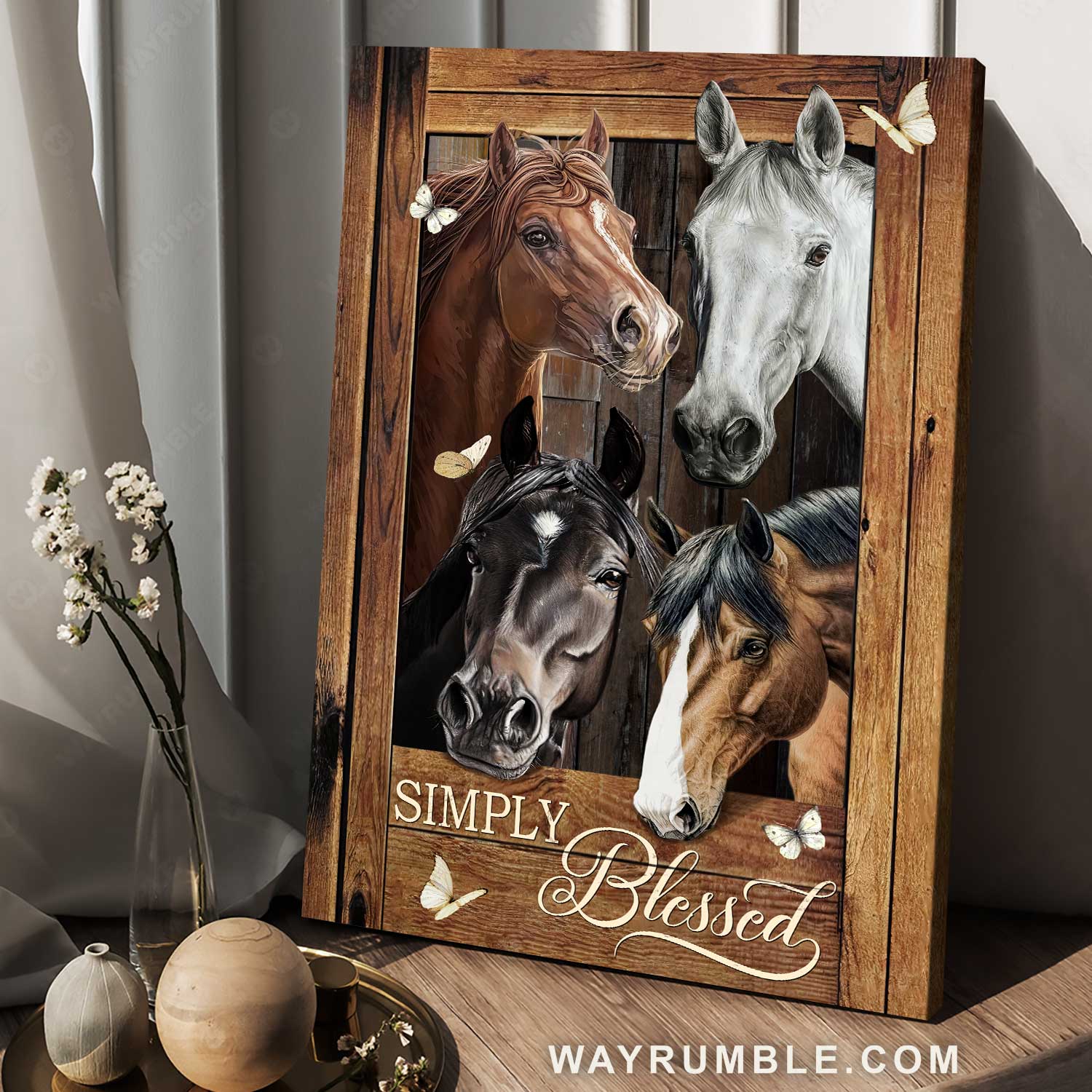 Quarter horses, Beautiful horse, Pretty butterfly, Simply blessed - Jesus Portrait Canvas Prints, Home Decor Wall Art