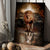 Beautiful watercolor lion, King of Kings, White lamb, Infinite halo - Jesus Portrait Canvas Prints, Christian Wall Art