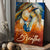 Colorful horse, Watercolor artwork, Just breathe - Jesus Portrait Canvas Prints, Home Decor Wall Art