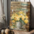 Stunning yellow flower, Colorful hummingbird, Everyday is a new beginning - Jesus Portrait Canvas Prints, Home Decor Wall Art
