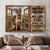German Shepherd painting, Outside the window, I am your Shepherd - Dog Landscape Canvas Prints, Wall Art