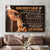 German Shepherd, God's hand, So God created the Shepherd - Jesus Landscape Canvas Prints, Christian Wall Art