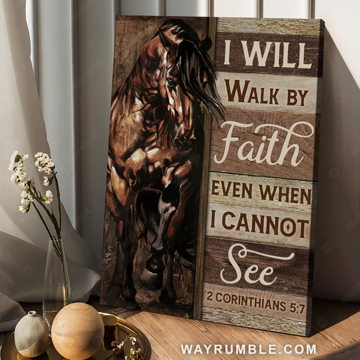 Horse drawing, Muscled horse, Walking horse, Walk by faith - Jesus Portrait Canvas Prints, Christian Wall Art