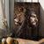 Jesus painting, Lion of Judah, The King of all Kings - Jesus Portrait Canvas Prints, Christian Wall Art