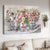 Pastel flower garden, Hummingbird drawing, Live by faith, Grow in grace - Jesus Landscape Canvas Prints, Christian Wall Art