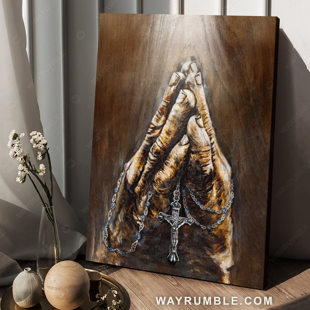 Pray for healing, Stunning hand, Antique cross, Unique Jesus drawing - Jesus Portrait Canvas Prints, Home Decor Wall Art