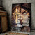 Lion of Judah, The beautiful girl, I am a daughter of God - Jesus Portrait Canvas Prints, Wall Art