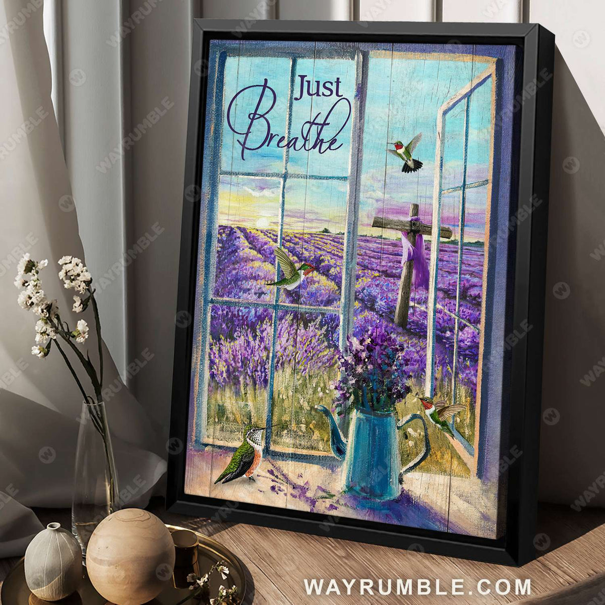 lavender flower painting Lavender flower field, Window painting, Vintage painting, A beautiful