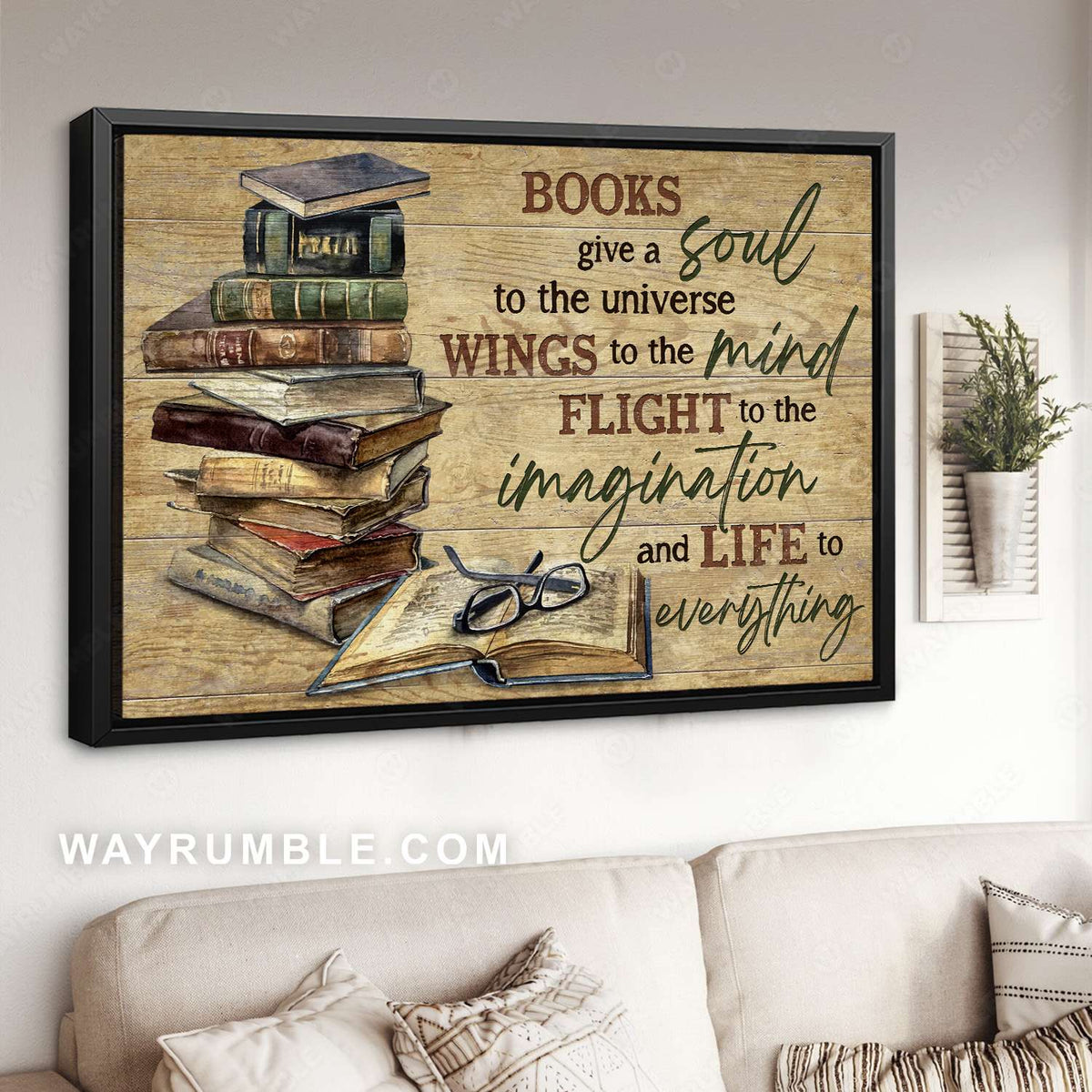 Book drawing, Sketch book, Eyeglasses, Books give a soul- Jesus Landscape Canvas Prints, Christian Wall Art