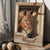 Horse painting, Brown horse portrait, Simply blessed - Jesus Portrait Canvas Prints, Christian Wall Art